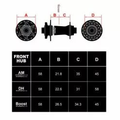 Moyeu Avant FUNN FANTOM 15x110 Mm Boost Disque 6 Trous Noir #HU18FM32F3-01 -Roues VTT 29 Soldes Magasin 600x600 226961 16195237534761 1