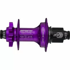 Moyeu Arrière SPANK HEX DRIVE 102T 12x148 Mm Boost 32 Trous E-Plus Shimano MicroSpline Violet