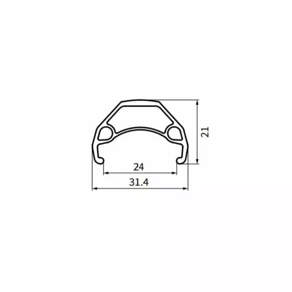 Jante DARTMOOR RAIDER V.2 26" Noir Anodisé 6 Jante DARTMOOR RAIDER V.2 26" Noir Anodisé – Image 4
