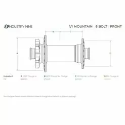 Industry-nine Moyeu Avant INDUSTRIE NINE 101 Mountain Classic 15x110 Mm Boost Disque 6 Trous Noir -Roues VTT 29 Soldes Magasin 600x600 262771 16285013481615