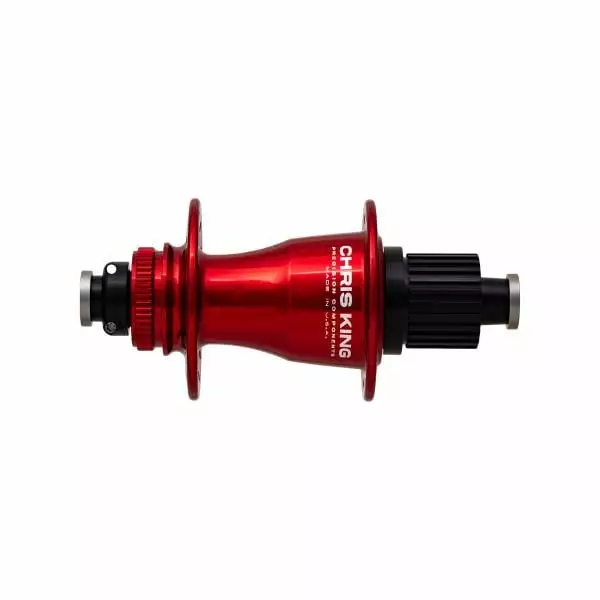 Chris-king Moyeu Arrière CHRIS KING BOOST CENTERLOCK 32 Trous Rouge (Corps Shimano MicroSpline) 3 Chris-king Moyeu Arrière CHRIS KING BOOST CENTERLOCK 32 Trous Rouge (Corps Shimano MicroSpline)